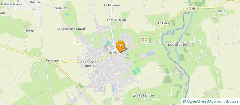 localisation de l'entreprise MADAME FABIENNE GUERMEUR à BREHAN