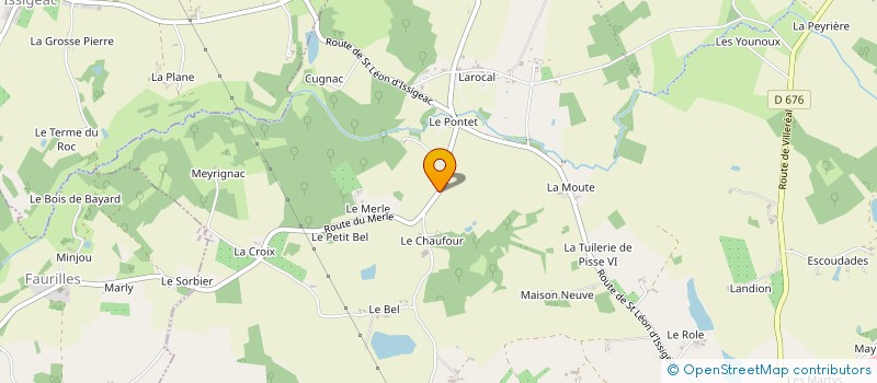 localisation de l'entreprise MADAME FABIENNE GUICHARD  BEAUMONTOIS EN PERIGORD