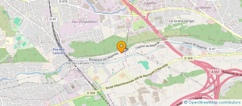 localisation de l'entreprise MADAME FABIENNE GUILABERT  SAINT-VICTORET