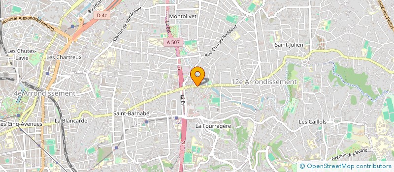 localisation de l'entreprise MADAME FABIENNE GUILLEMOT  MARSEILLE
