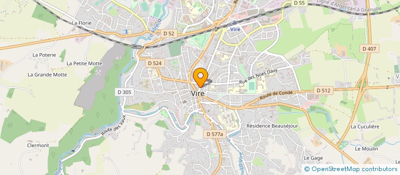 localisation de l'entreprise MADAME FABIENNE GUILLOIS  VIRE-NORMANDIE