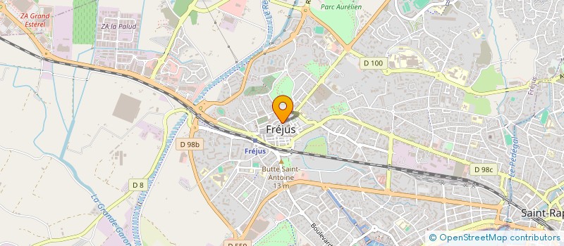 localisation de l'entreprise MADAME FABIENNE GUISLAIN à FREJUS