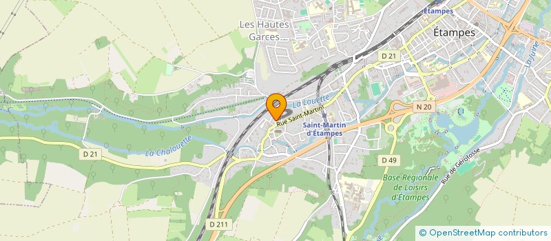 localisation de l'entreprise MADAME FABIENNE GUYOT  ETAMPES