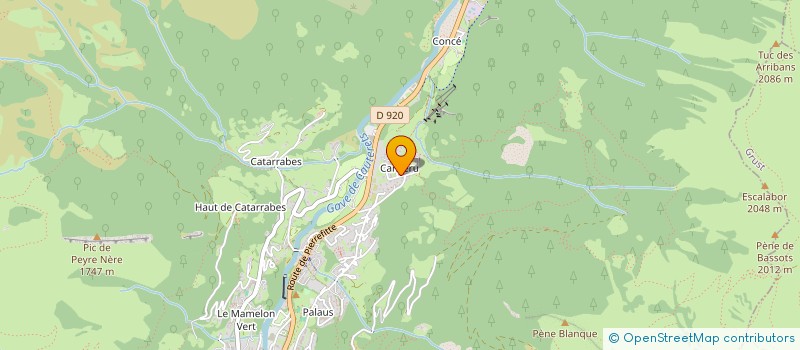 localisation de l'entreprise MADAME FABIENNE HABAROU  CAUTERETS