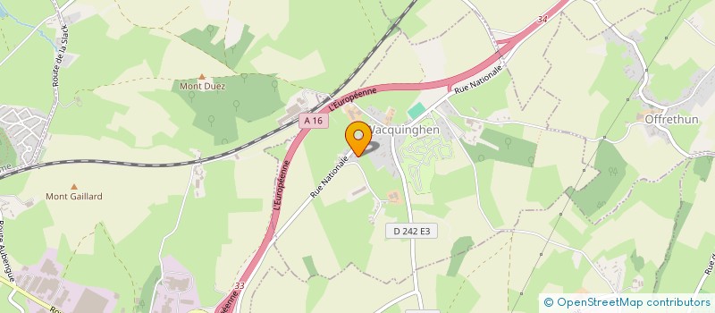 localisation de l'entreprise MADAME FABIENNE HADOUX  WACQUINGHEN