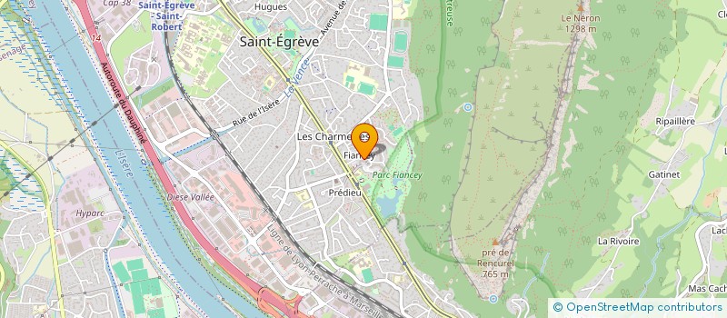 localisation de l'entreprise MADAME FABIENNE HAGELSTEIN  SAINT-EGREVE