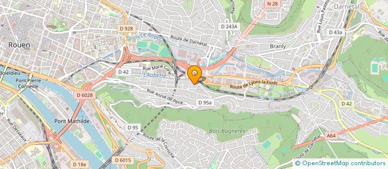 localisation de l'entreprise MADAME FABIENNE HAMELIN à ROUEN