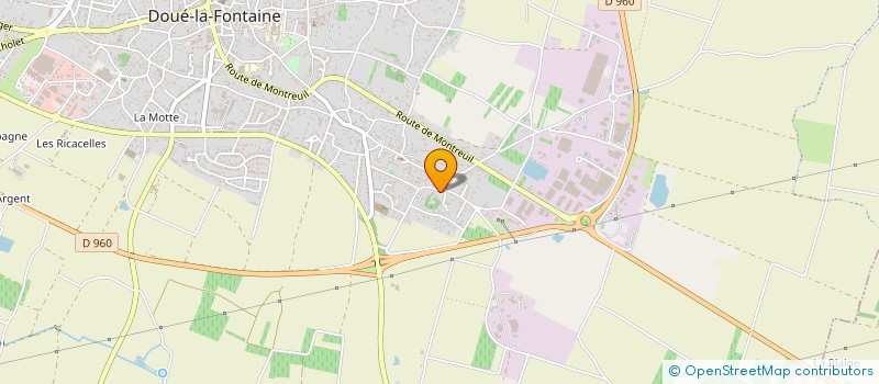 localisation de l'entreprise MADAME FABIENNE HART  DOUE-EN-ANJOU