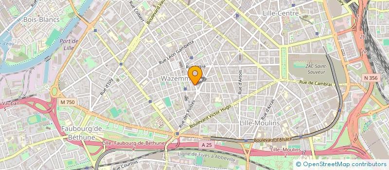 localisation de l'entreprise MADAME FABIENNE HERTAULT à LILLE