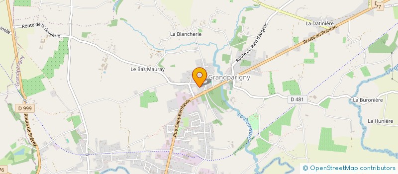 localisation de l'entreprise MADAME FABIENNE HEUDES  GRANDPARIGNY