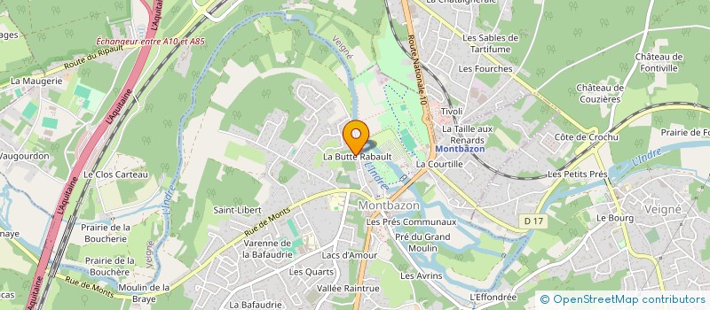 localisation de l'entreprise MADAME FABIENNE HEYDON  MONTBAZON