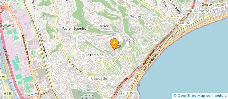 localisation de l'entreprise MADAME FABIENNE HOREL à NICE
