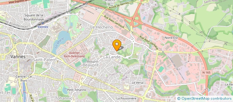 localisation de l'entreprise MADAME FABIENNE HORNEC à VANNES