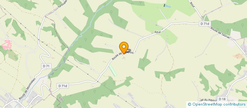 localisation de l'entreprise MADAME FABIENNE HOT  ROQUEMAURE