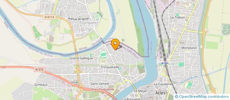 localisation de l'entreprise MADAME FABIENNE HUART  ARLES