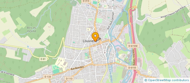 localisation de l'entreprise MADAME FABIENNE HUBLET à LOUVIERS