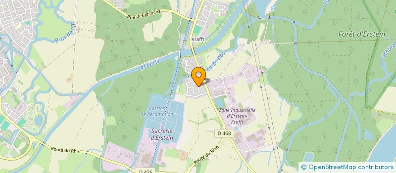 localisation de l'entreprise MADAME FABIENNE HUCK  HINDISHEIM