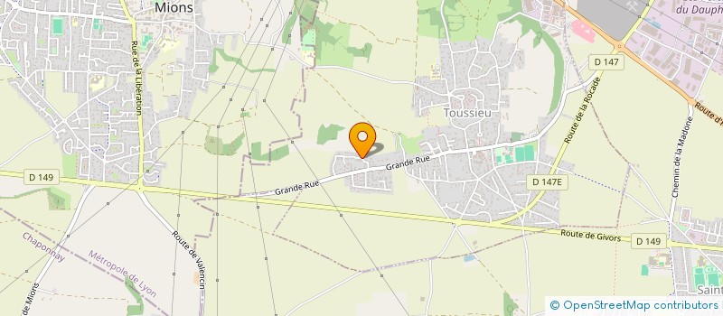 localisation de l'entreprise MADAME FABIENNE HUMBERT  TOUSSIEU