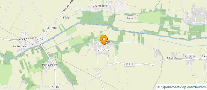 localisation de l'entreprise MADAME FABIENNE HYRA  VOISSAY