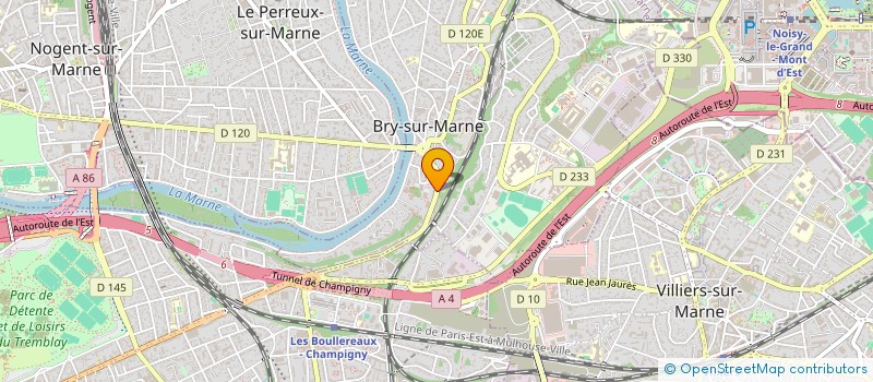 localisation de l'entreprise MADAME FABIENNE IRENE JENSEN  BRY-SUR-MARNE