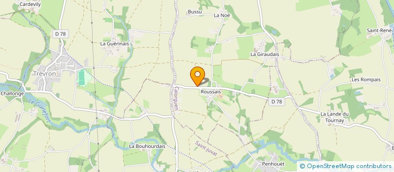 localisation de l'entreprise MADAME FABIENNE JAUMOT  CALORGUEN