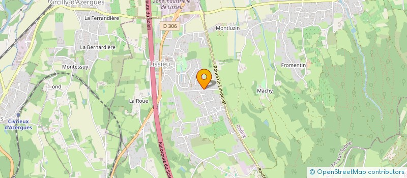 localisation de l'entreprise MADAME FABIENNE JAYET  LISSIEU