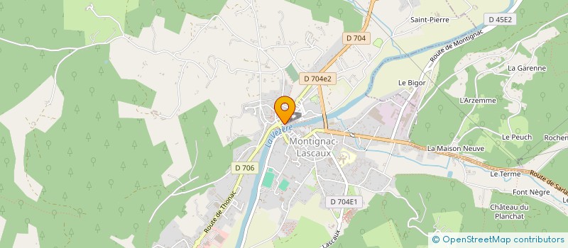 localisation de l'entreprise MADAME FABIENNE JEAN à MONTIGNAC-LASCAUX