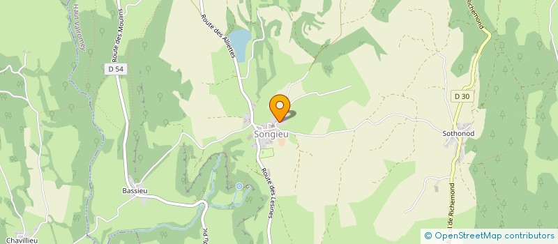 localisation de l'entreprise MADAME FABIENNE JEANNERET  HAUT VALROMEY