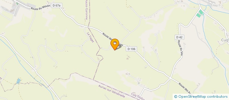 localisation de l'entreprise MADAME FABIENNE JIGUET  CUQ-TOULZA