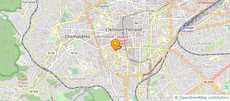 localisation de l'entreprise MADAME FABIENNE JOT  CLERMONT-FERRAND