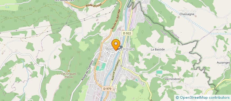 localisation de l'entreprise MADAME FABIENNE JOUVE  BORT-LES-ORGUES