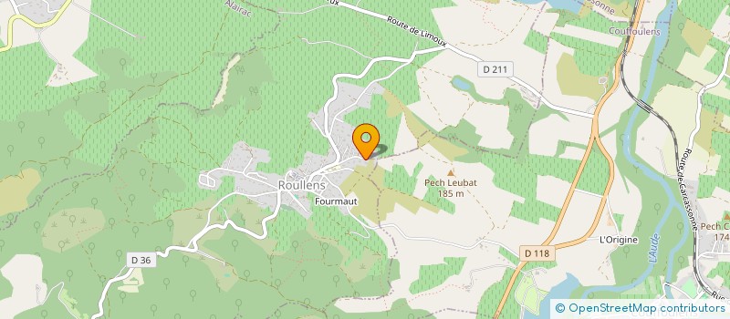 localisation de l'entreprise MADAME FABIENNE JUDENNE  ROULLENS