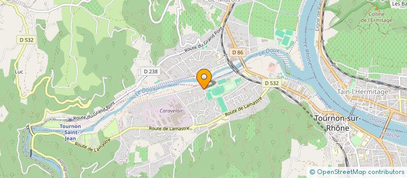 localisation de l'entreprise MADAME FABIENNE JUNIQUE à TOURNON-SUR-RHONE