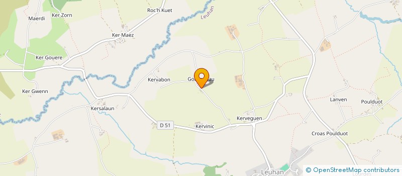 localisation de l'entreprise MADAME FABIENNE KERNEIS à LEUHAN