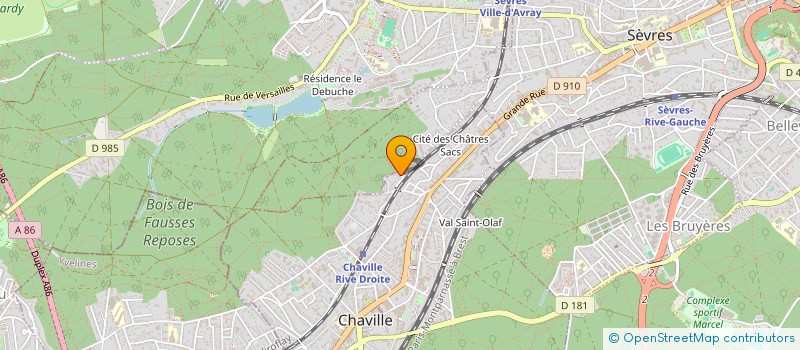 localisation de l'entreprise MADAME FABIENNE KISSIAN à CHAVILLE