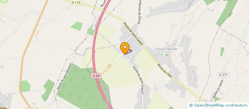 localisation de l'entreprise MADAME FABIENNE KLEIN  FOURNEVILLE