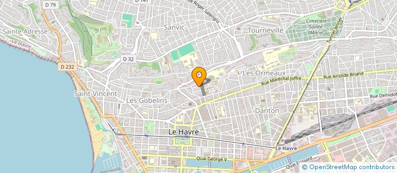 localisation de l'entreprise MADAME FABIENNE KOEBERLE à LE HAVRE