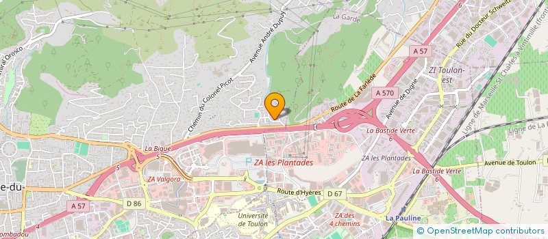 localisation de l'entreprise MADAME FABIENNE KORENHOF à LA VALETTE-DU-VAR