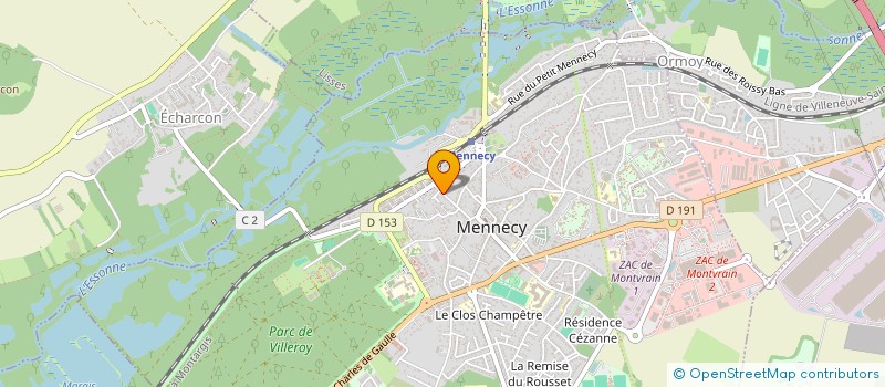 localisation de l'entreprise MADAME FABIENNE KOUBY à MENNECY