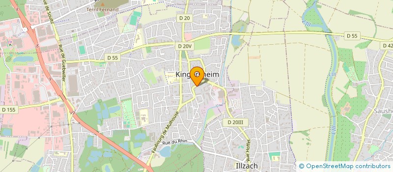 localisation de l'entreprise MADAME FABIENNE KUTTLER à KINGERSHEIM