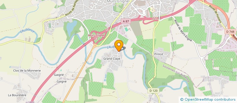 localisation de l'entreprise MADAME FABIENNE LABADENS  MURS-ERIGNE