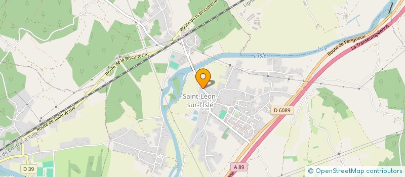 localisation de l'entreprise MADAME FABIENNE LABROUSSE  SAINT-LEON-SUR-L'ISLE