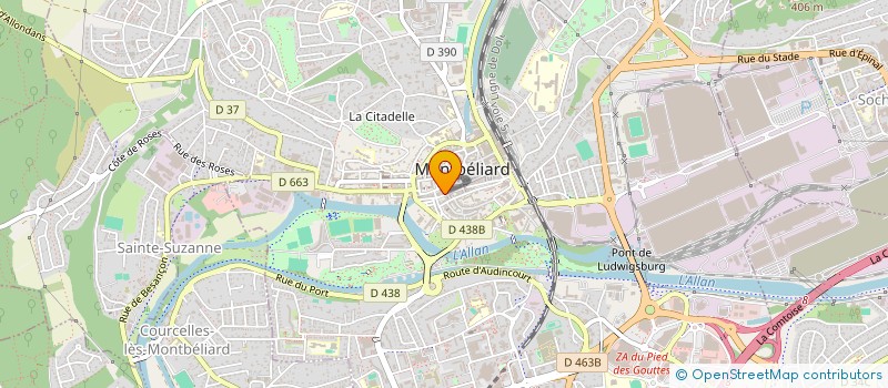 localisation de l'entreprise MADAME FABIENNE LACASA à MONTBELIARD