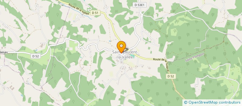 localisation de l'entreprise MADAME FABIENNE LACROTTE  SAINT-LAURENT-LA-VALLEE