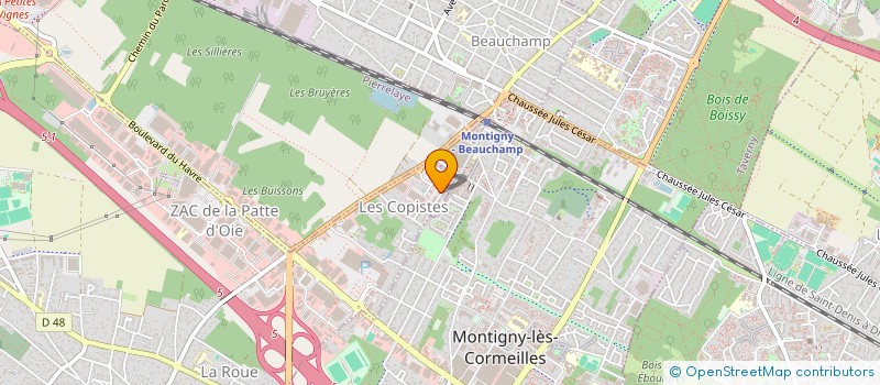 localisation de l'entreprise MADAME FABIENNE LAFFITTE  HERBLAY-SUR-SEINE