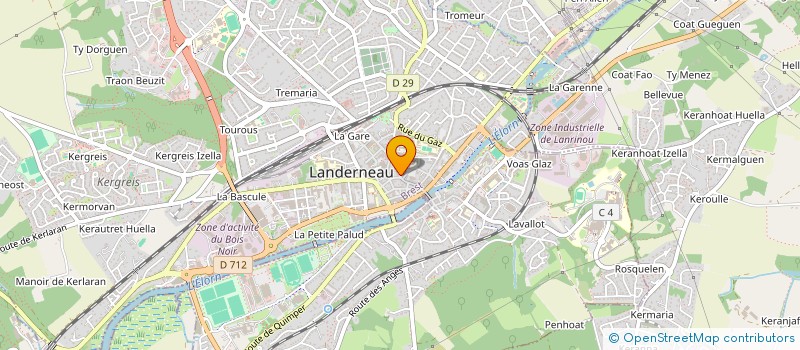 localisation de l'entreprise MADAME FABIENNE LAGADEC à LANDERNEAU