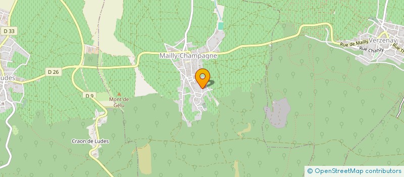 localisation de l'entreprise MADAME FABIENNE LAGILLE  MAILLY-CHAMPAGNE