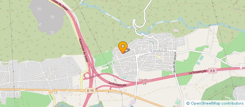 localisation de l'entreprise MADAME FABIENNE LAGORSSE  COUDOUX