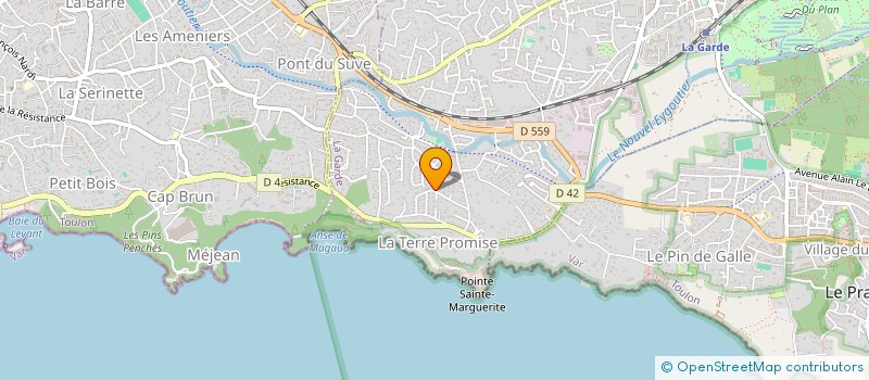 localisation de l'entreprise MADAME FABIENNE LAJONCHERE  LA GARDE