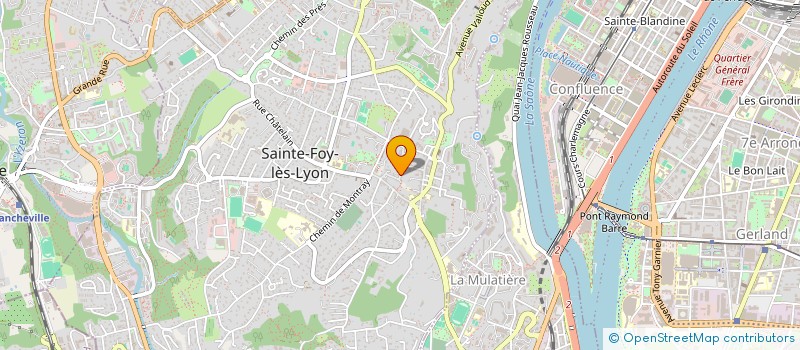 localisation de l'entreprise MADAME FABIENNE LALANDE à SAINTE-FOY-LES-LYON